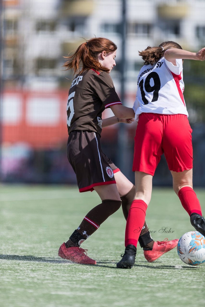 Bild 172 - wBJ St. Pauli - Walddoerfer : Ergebnis: 1:11